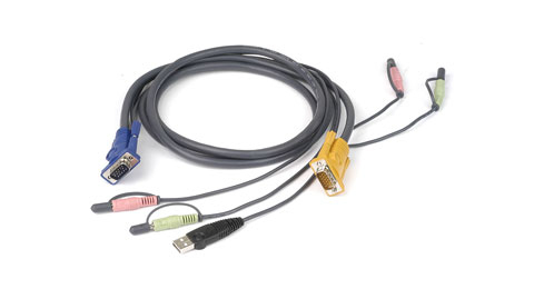 IOGEAR 6 Ft. USB KVM Cable For