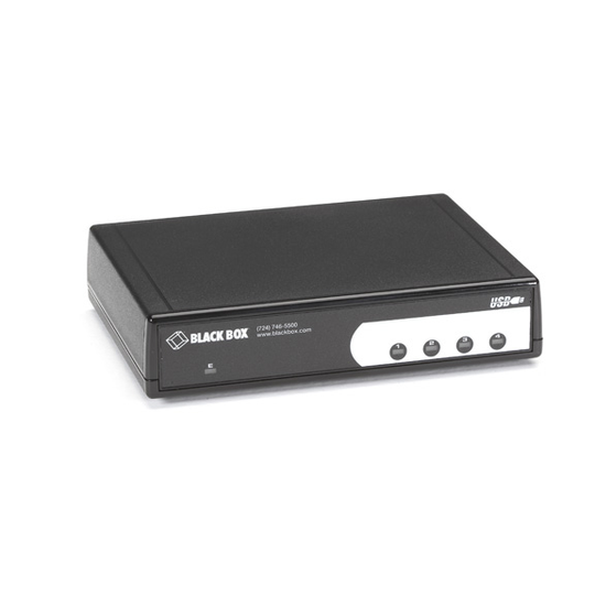 BLACK BOX USB TO RS232/422/485 CONVERTER - DB9, 4-PORT