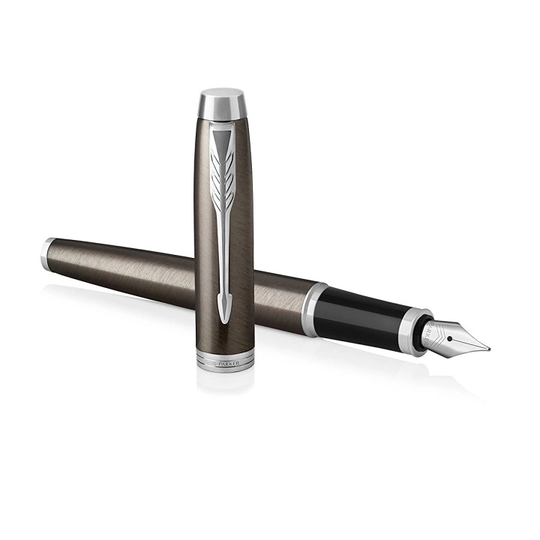 Parker IM Dark Espresso/Chrome Täytekynä Fine