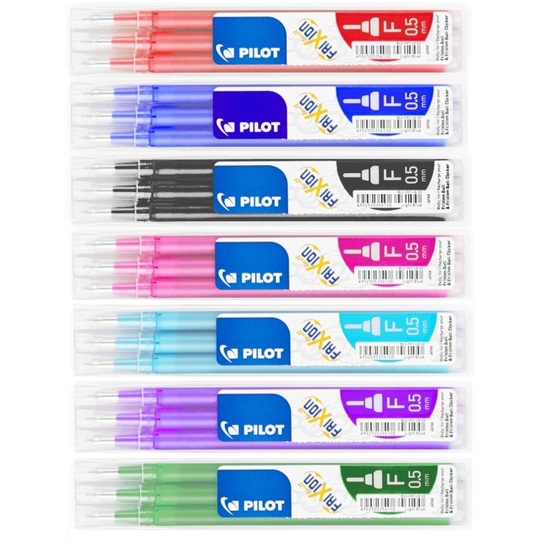 Pilot Patruuna/Refill FriXion Point 0.5 3 kpl Violet