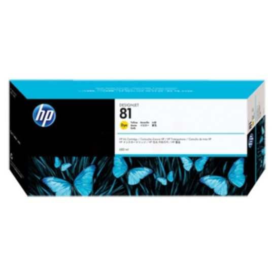 HP 81 Mustepatruuna keltainen, 680 ml