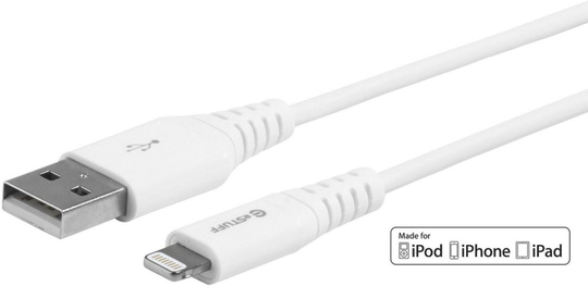 ESTUFF Lightning Cable MFI 2m Whit