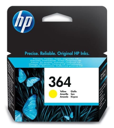 HP 364 Yellow Ink Cart/Vivera Ink