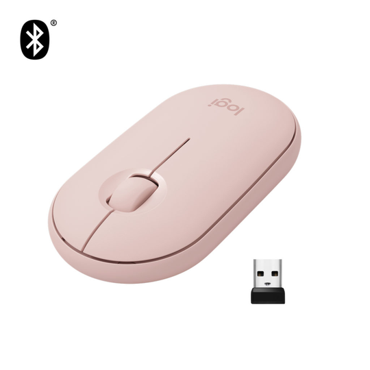 LOGI Pebble M350 Wireless Mouse ROSE