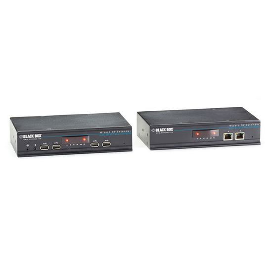 BLACK BOX WIZARD KVM EXTENDER - SINGLE- OR DUAL-HEAD, DISPLAYPORT, USB 2.0, SINGLE-ACCESS, CATX