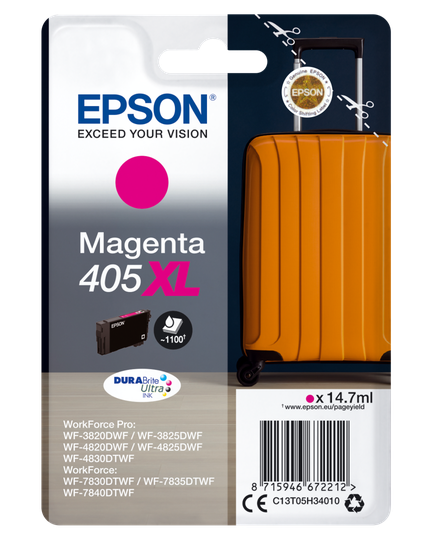 EPSON Singlepack Magenta 405XL DURABrite
