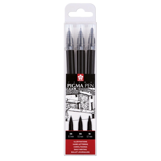 Sakura Pigma Pen 3 kpl