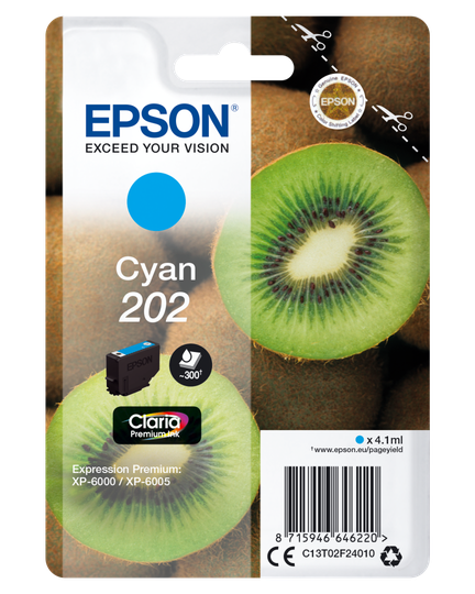 EPSON KIWI 202 CYAN SINGLE