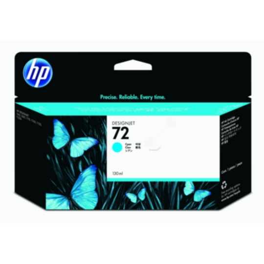 HP 72 Mustepatruuna syaani, 130 ml