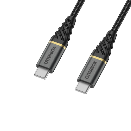 OTTERBOX PREMIUM CABLE USB C-C 1M PD FAST CHARGE BLACK