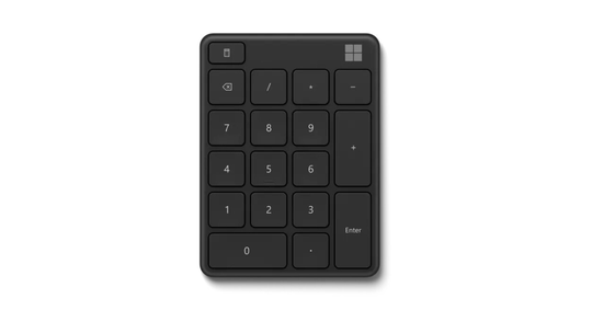 MS Number Pad DA/FI/NO/SV Black