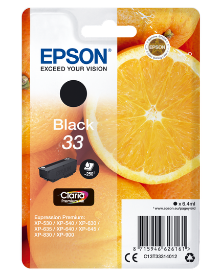 EPSON Cartridge Oranges Claria Black
