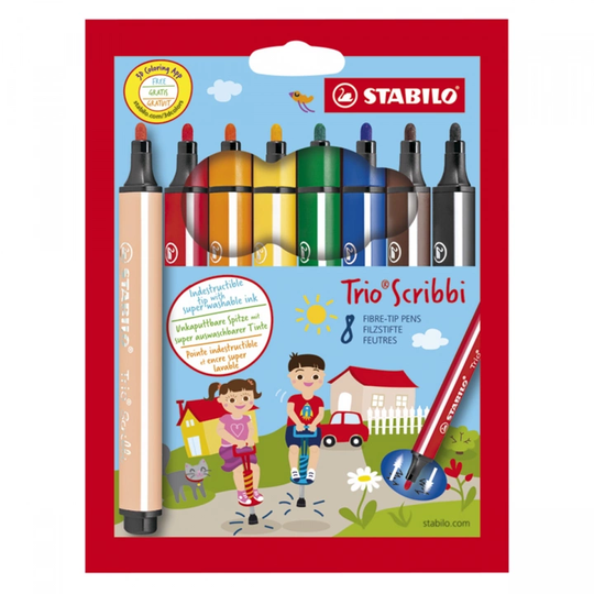 Stabilo Trio Scribbi Tussikynät 8 kpl