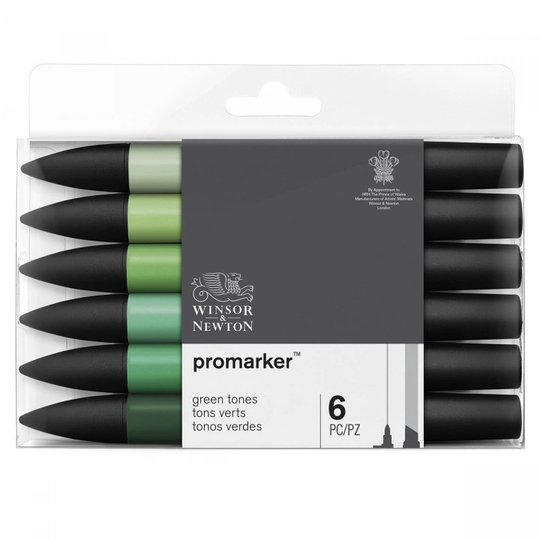 Promarker Promarker 6-setti Green tones