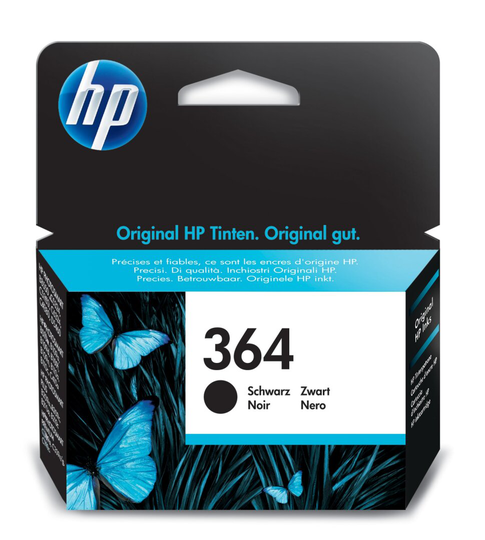 HP 364 Black Ink Cart/Vivera Ink