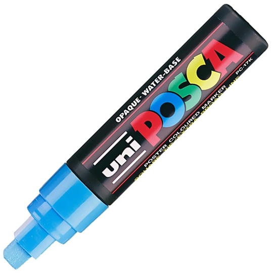 Uni Posca Marker PC-17K Extra-broad Light blue