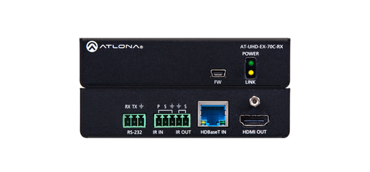 Atlona HDBT Receiver AT-UHD-EX-70C-RX