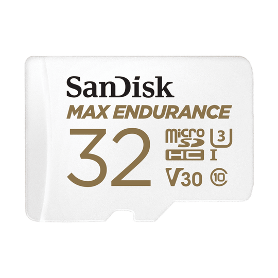 32GB SanDisk Max End MicroSDHC 15k Hrs