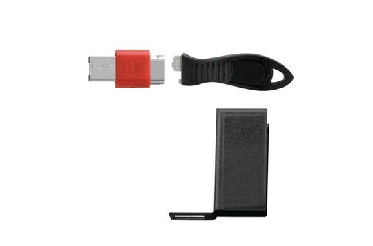 USB Lock W/Cable Guard Rectangular