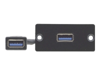 KRAMER WU3-AA(B) WALL PLATE INSERT - USB 3.0 WALL PLATE INSERT (A/A)