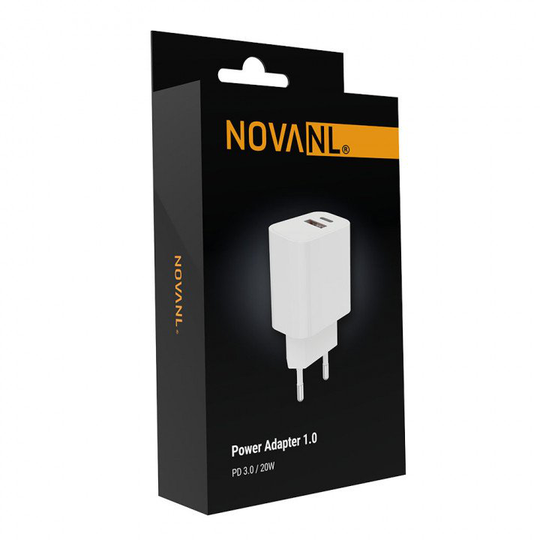 NovaNL Pikalaturi 1.0 USB-A & USB-C (QC & PD 20W)