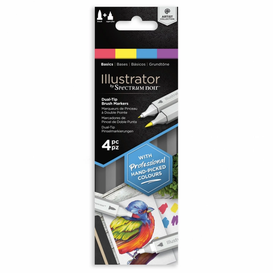 Spectrum Noir Illustrator Marker 4-setti Basics