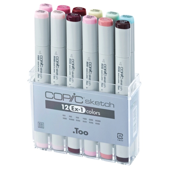 Copic Sketch 12-setti Ex-1