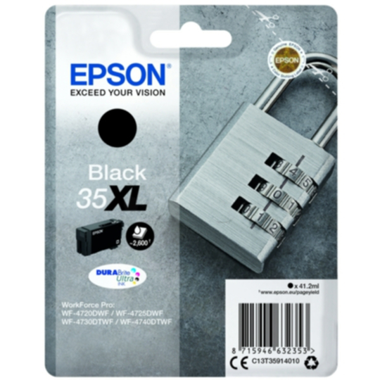 Epson 35XL Mustepatruuna musta, 41,2 ml