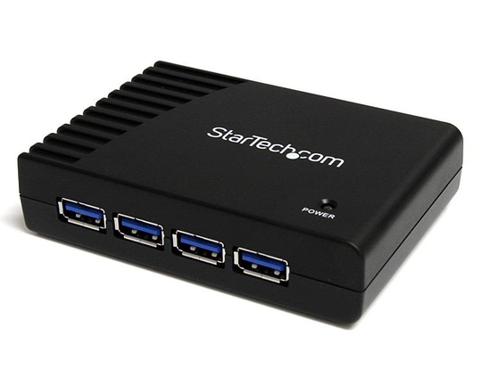STARTECH ST4300USB3EU 4 Port Black Super