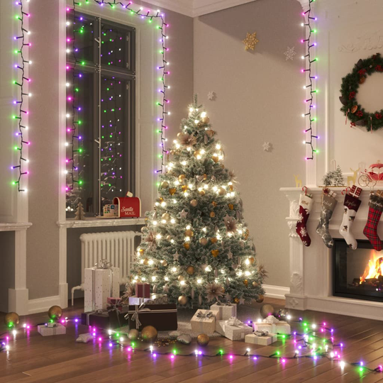 vidaXL Kompakti LED-valonauha 400 LED-valoa monivärinen pastelli 13 m