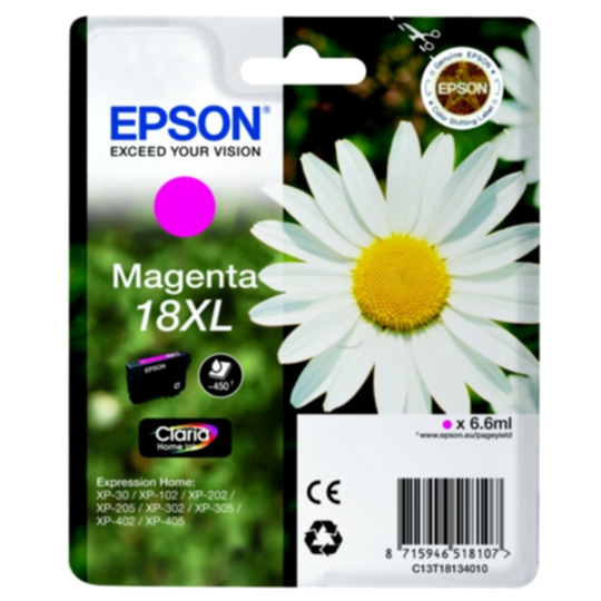 Epson 18XL Mustepatruuna magenta, 450 sivua