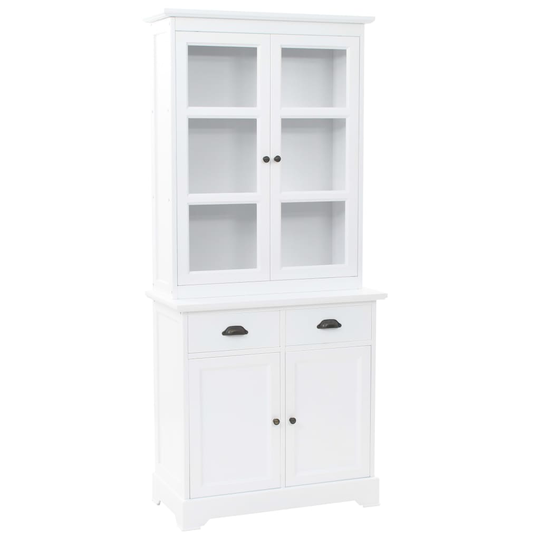 vidaXL Senkki 4 ovella MDF ja mänty 80x40x180 cm