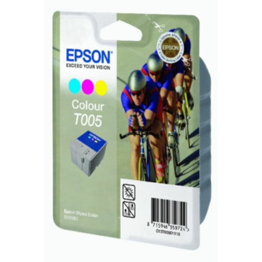 Epson T005 Mustepatruuna 3-väri, 67 ml