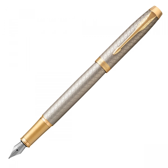 Parker IM Premium Silver/Gold Täytekynä Fine