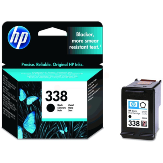 HP 338 Mustepatruuna musta, 11 ml