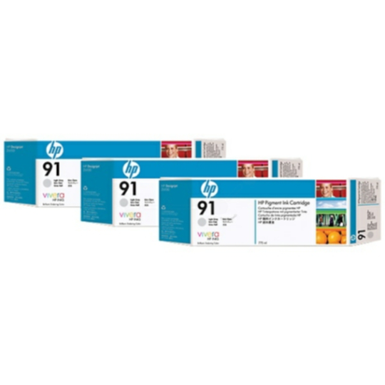 HP 91 Mustepatruuna harmaa, 775 ml