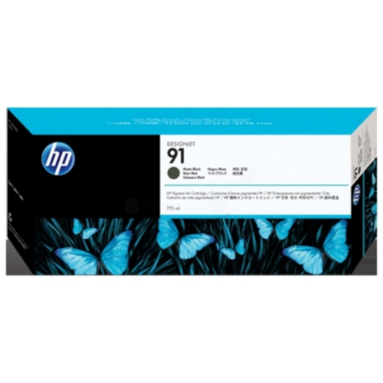HP 91 Mustepatruuna mattamusta, 775 ml
