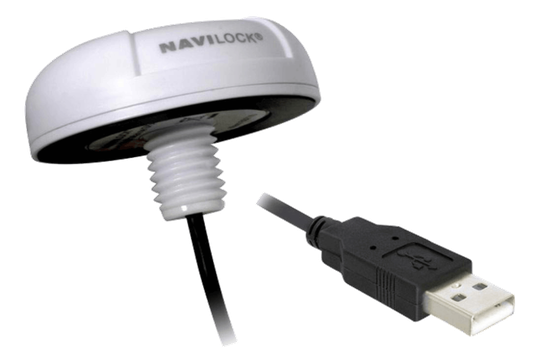 The USB 2.0 Multi GNSS Receiver Based On U-blox 8 Chipset Has A Built-in Antenna For High Sensitivit