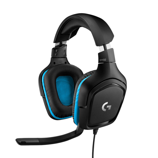 G432 Game-Headset Wired 7.1 Surround Blu