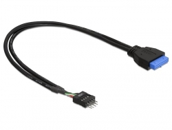 This USB Pin Header Cable By Delock Enables The Connection Of Different USB 2.0 Devices Through The