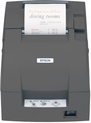 EPSON TM-U220B, USB, Cutter, Black