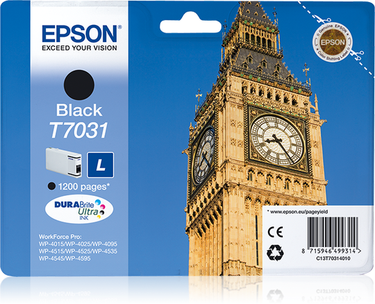 EPSON Cartridge L Black For WP 4000/4500