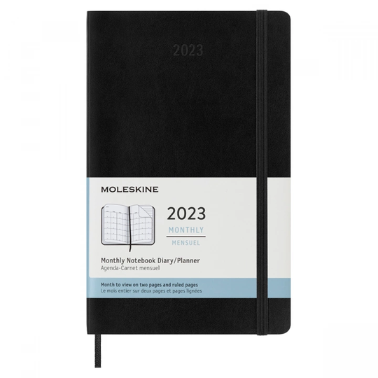 Moleskine 12M Monthly Kalenteri Softcover Large Black