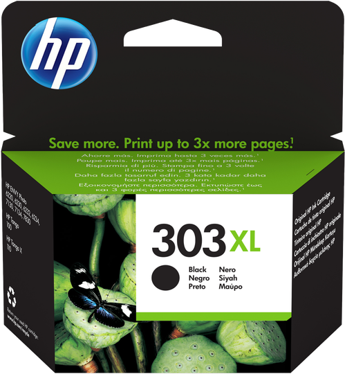 HP 303XL High Yield Black Ink Cartridge