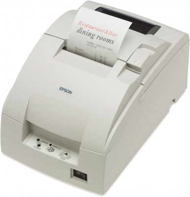 EPSON TM-U220B, USB, Cutter, White (1KPL Tarjoushintaan. Avattu Pakkaus, Tarjoustuotteita MAX 1KPL/
