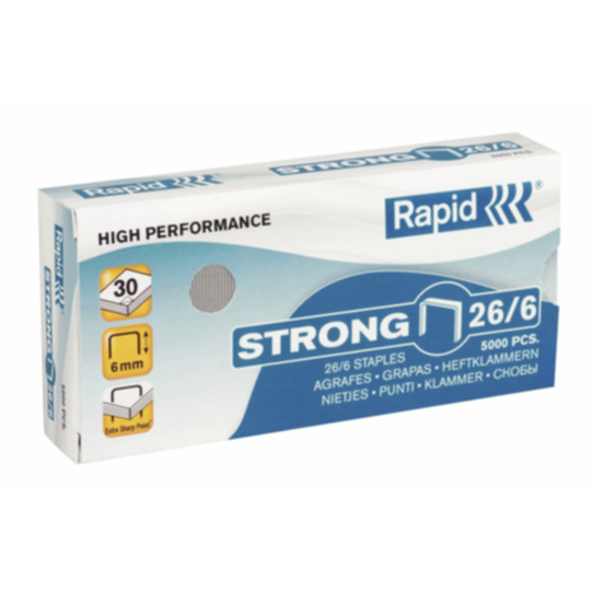 Niitit Rapid Strong 26/6 Galv. 5000/ltk