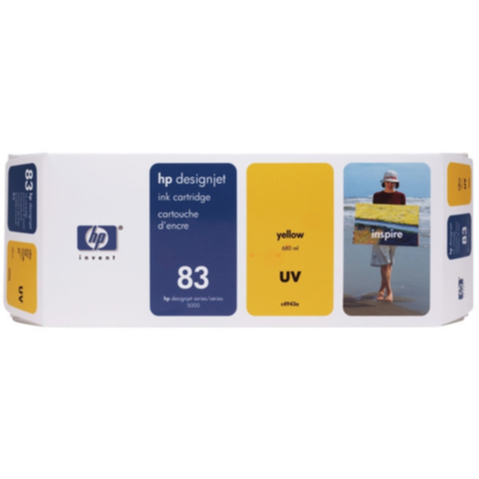 HP 83 Mustepatruuna keltainen, 680 ml