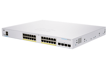 CBS350 Managed 24-port GE FPoE 4x1G SFP