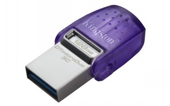 KINGSTON 128GB DATATRAVELER MICRODUO 3C 200MB/S DUAL USB-A + USB-C