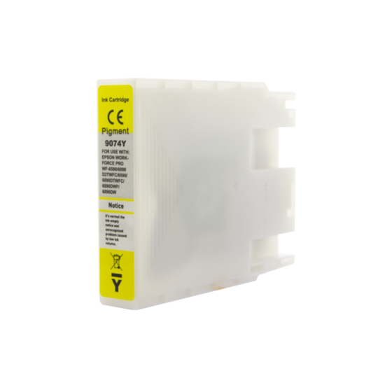 Mustepatruuna, korvaa Epson T9074, keltainen, 70.000 sivua